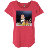 T-Shirts Vintage Red / X-Small Peter vs Giant Chicken Triblend Dolman Sleeve