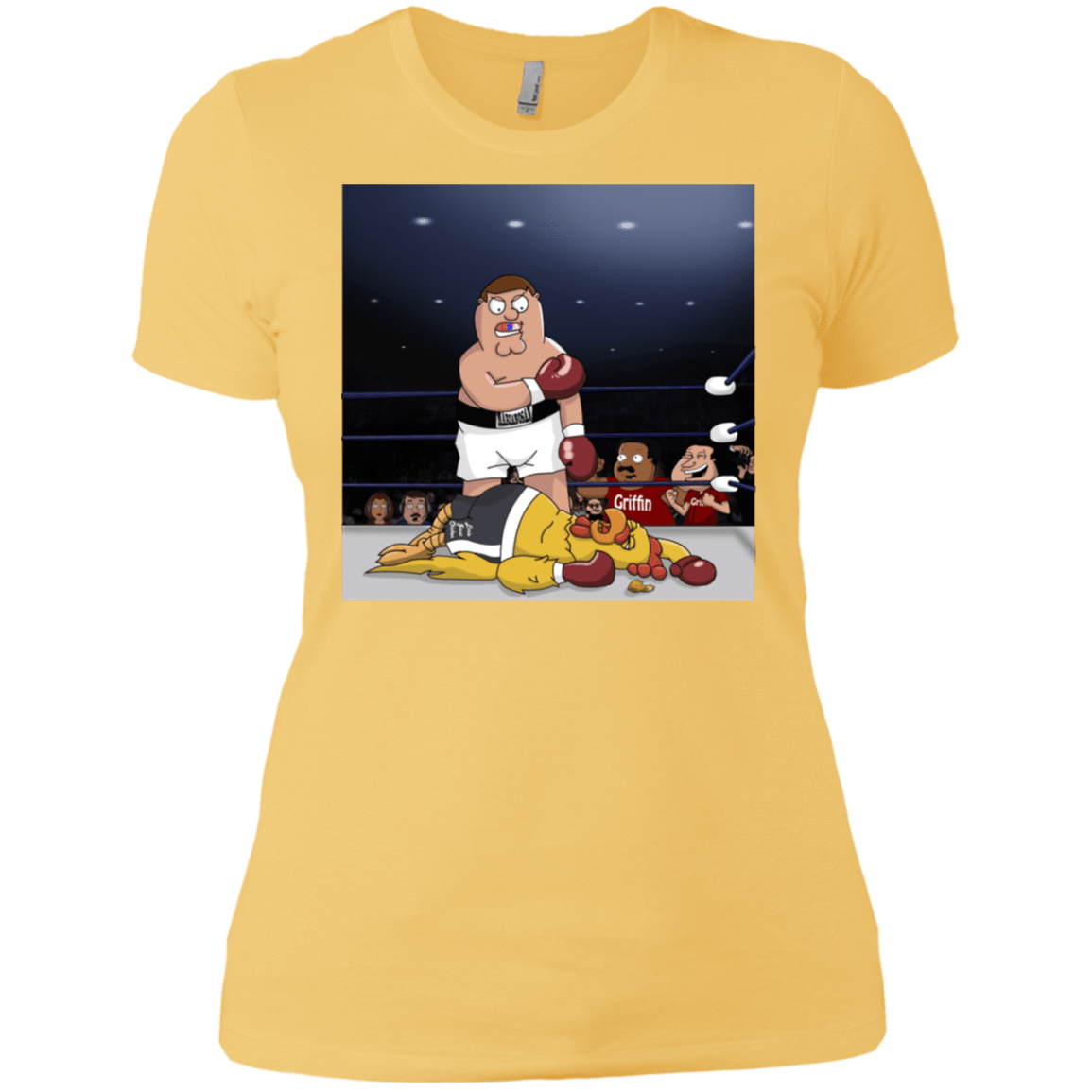 T-Shirts Banana Cream/ / X-Small Peter vs Giant Chicken Women's Premium T-Shirt
