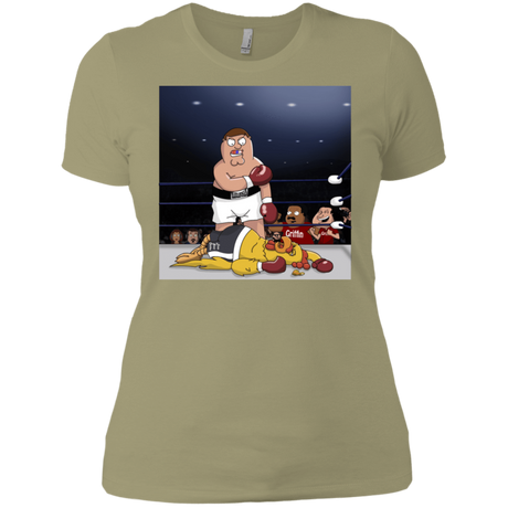 T-Shirts Light Olive / X-Small Peter vs Giant Chicken Women's Premium T-Shirt