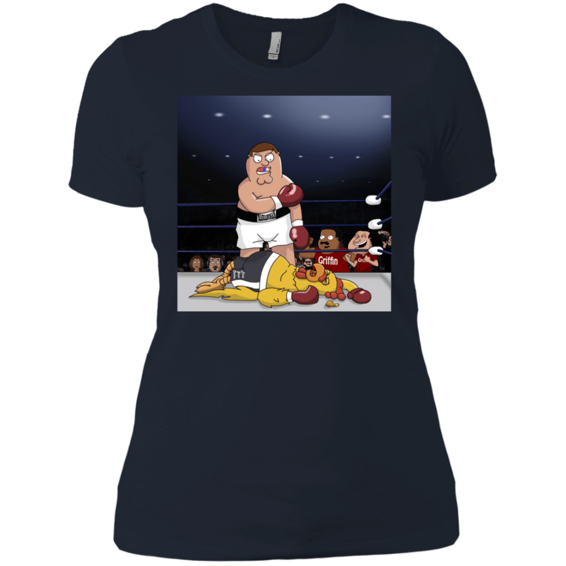 T-Shirts Midnight Navy / X-Small Peter vs Giant Chicken Women's Premium T-Shirt