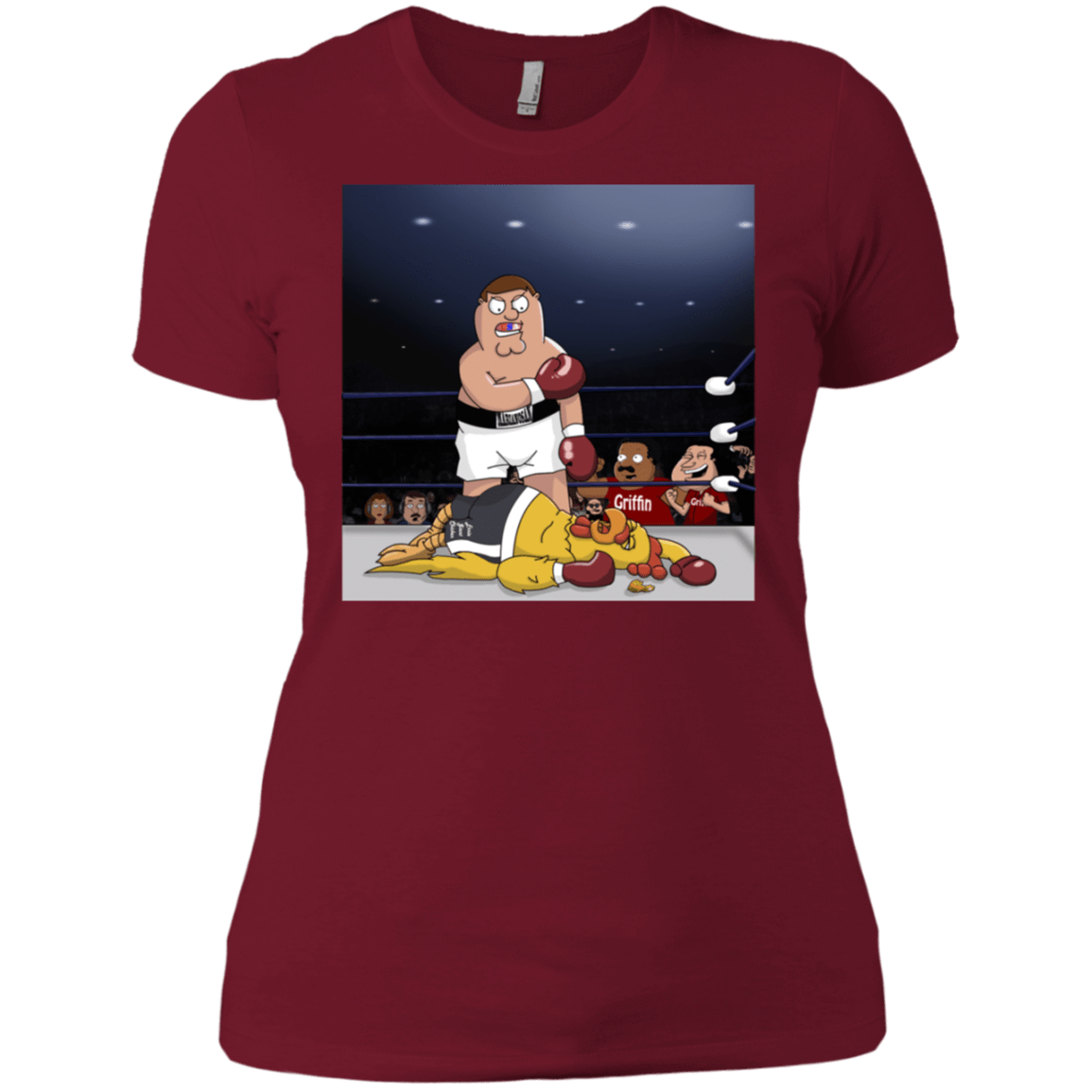 T-Shirts Scarlet / S Peter vs Giant Chicken Women's Premium T-Shirt