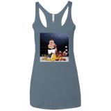 T-Shirts Indigo / X-Small Peter vs Giant Chicken Women's Triblend Racerback Tank