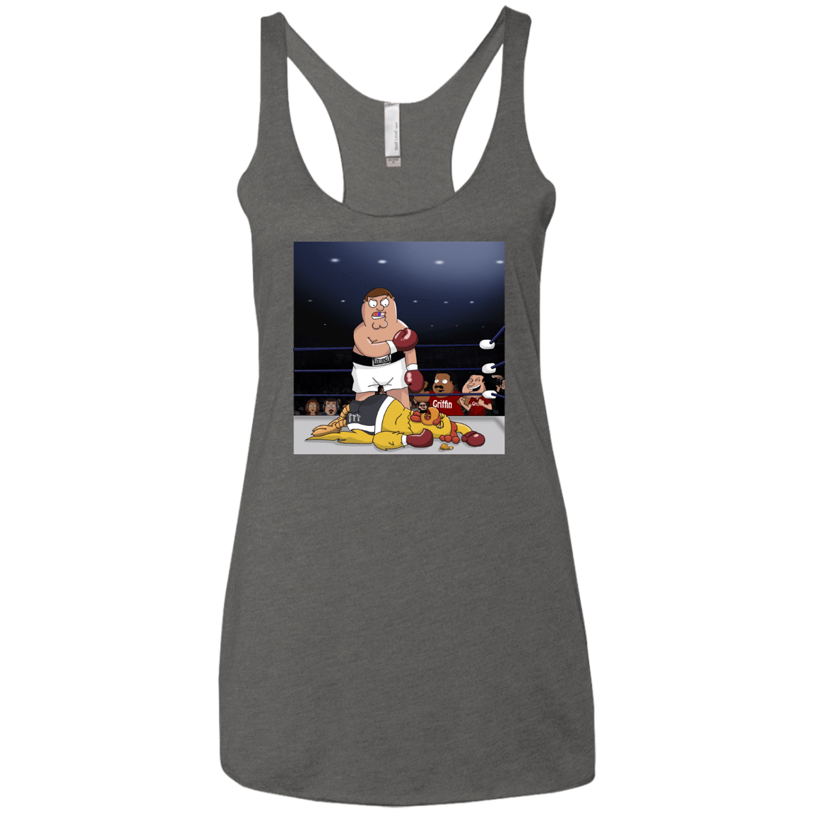 T-Shirts Premium Heather / X-Small Peter vs Giant Chicken Women's Triblend Racerback Tank