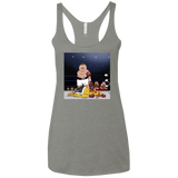 T-Shirts Venetian Grey / X-Small Peter vs Giant Chicken Women's Triblend Racerback Tank