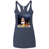 T-Shirts Vintage Navy / X-Small Peter vs Giant Chicken Women's Triblend Racerback Tank