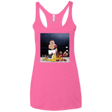 T-Shirts Vintage Pink / X-Small Peter vs Giant Chicken Women's Triblend Racerback Tank