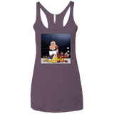 T-Shirts Vintage Purple / X-Small Peter vs Giant Chicken Women's Triblend Racerback Tank