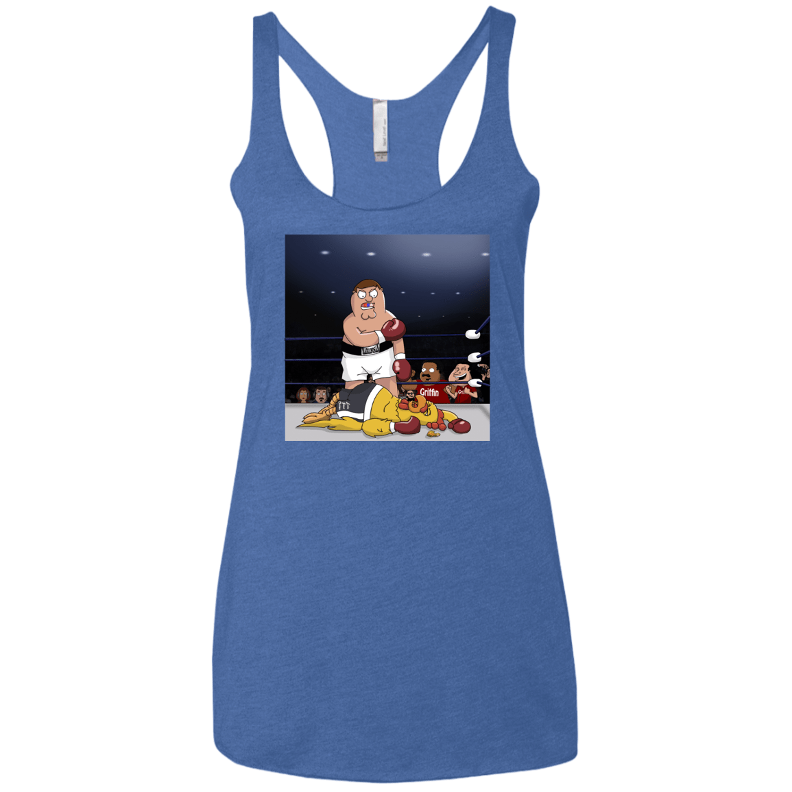 T-Shirts Vintage Royal / X-Small Peter vs Giant Chicken Women's Triblend Racerback Tank