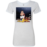 T-Shirts Heather White / S Peter vs Giant Chicken Women's Triblend T-Shirt