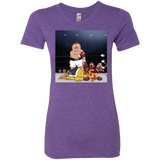 T-Shirts Purple Rush / S Peter vs Giant Chicken Women's Triblend T-Shirt