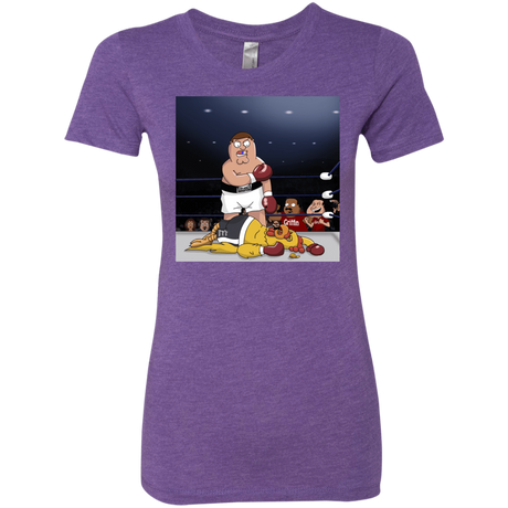 T-Shirts Purple Rush / S Peter vs Giant Chicken Women's Triblend T-Shirt