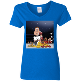 T-Shirts Royal / S Peter vs Giant Chicken Women's V-Neck T-Shirt