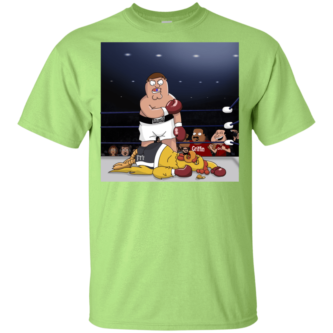 T-Shirts Mint Green / YXS Peter vs Giant Chicken Youth T-Shirt