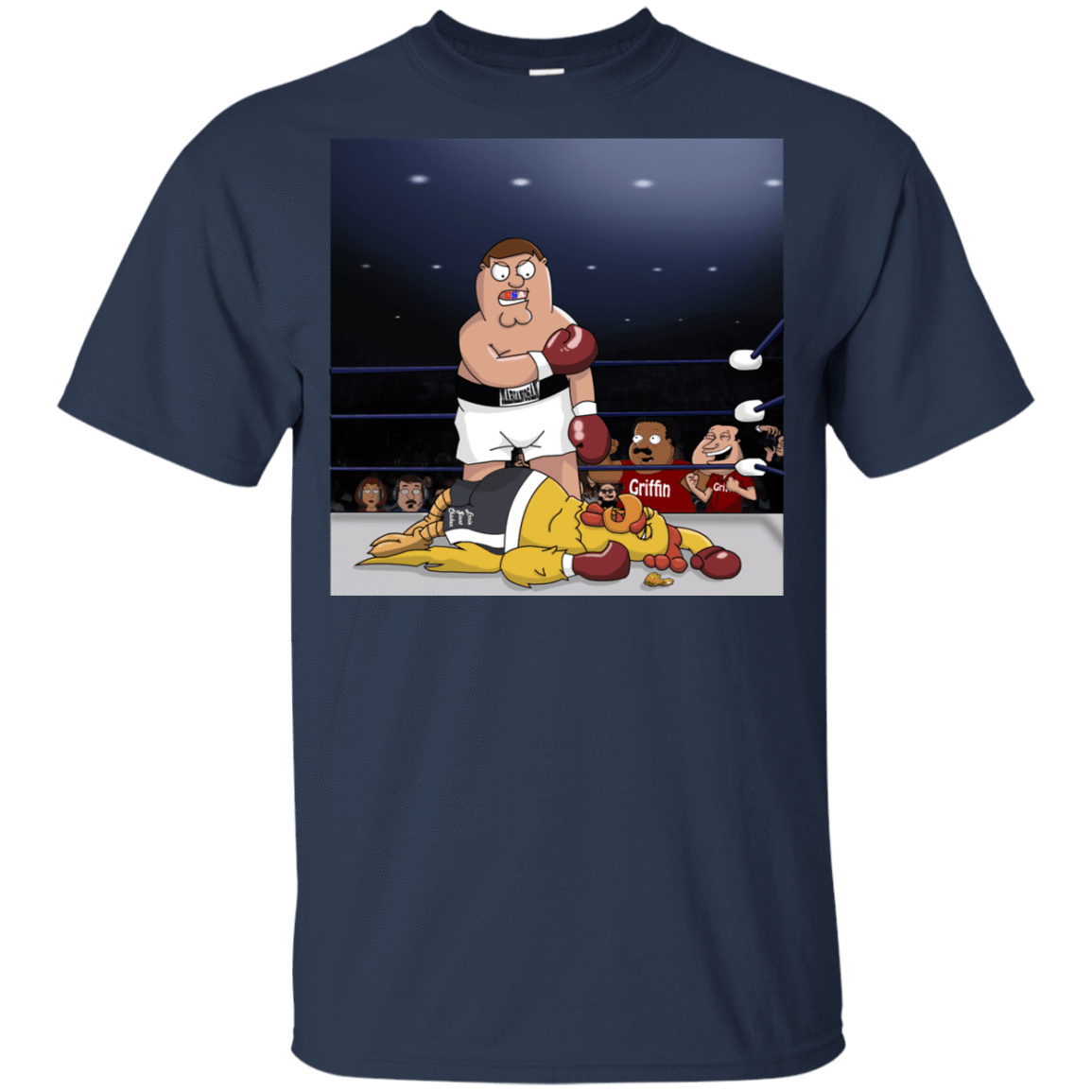 T-Shirts Navy / YXS Peter vs Giant Chicken Youth T-Shirt