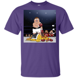 T-Shirts Purple / YXS Peter vs Giant Chicken Youth T-Shirt