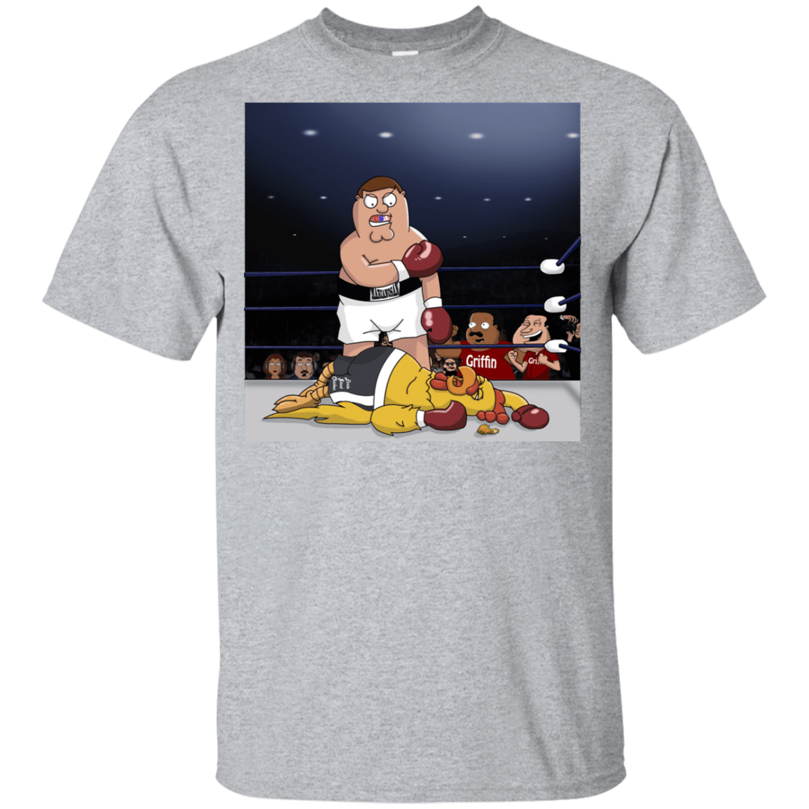 T-Shirts Sport Grey / YXS Peter vs Giant Chicken Youth T-Shirt