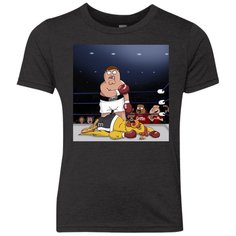 T-Shirts Vintage Black / YXS Peter vs Giant Chicken Youth Triblend T-Shirt