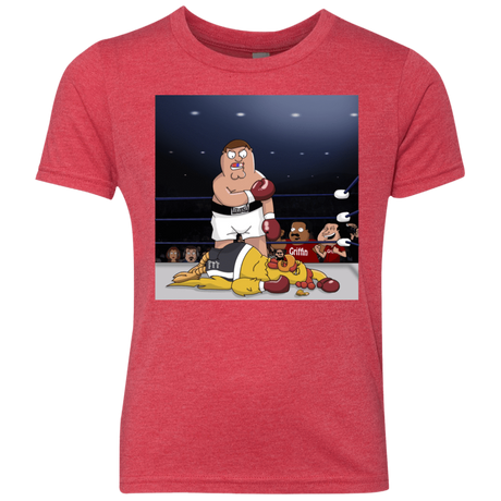 T-Shirts Vintage Red / YXS Peter vs Giant Chicken Youth Triblend T-Shirt