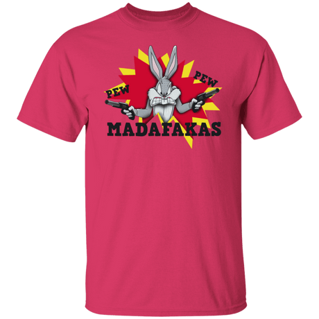 T-Shirts Heliconia / S Pew Pew MADAFAKAS T-Shirt