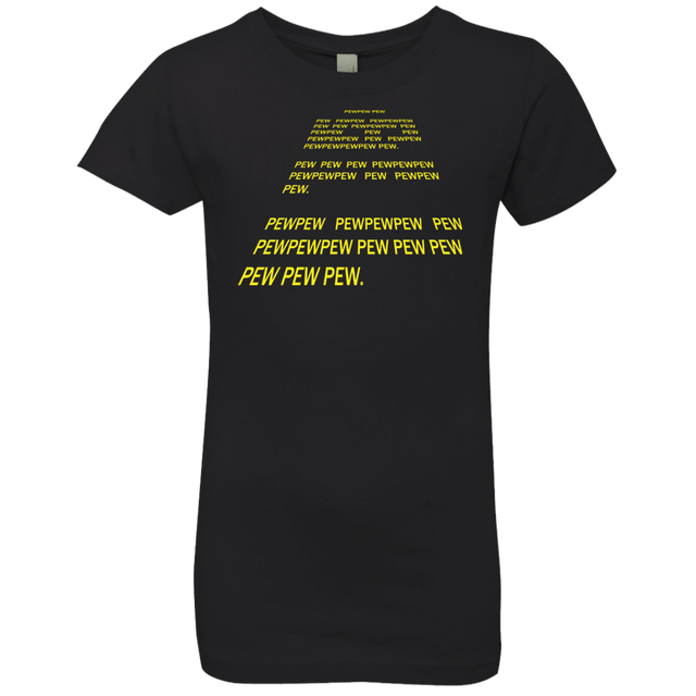 T-Shirts Black / YXS Pew Pew Pew Girls Premium T-Shirt
