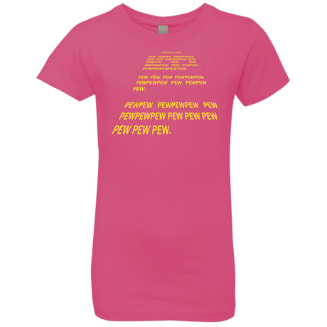 T-Shirts Hot Pink / YXS Pew Pew Pew Girls Premium T-Shirt