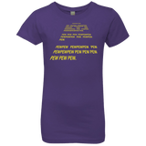 T-Shirts Purple Rush / YXS Pew Pew Pew Girls Premium T-Shirt