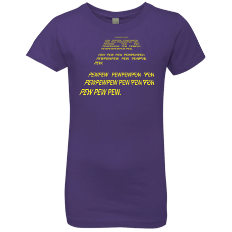 T-Shirts Purple Rush / YXS Pew Pew Pew Girls Premium T-Shirt