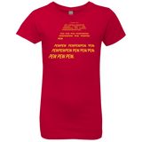 T-Shirts Red / YXS Pew Pew Pew Girls Premium T-Shirt