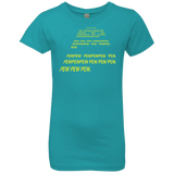 T-Shirts Tahiti Blue / YXS Pew Pew Pew Girls Premium T-Shirt