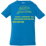 T-Shirts Cobalt / 6 Months Pew Pew Pew Infant Premium T-Shirt