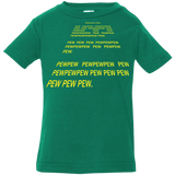 T-Shirts Kelly / 6 Months Pew Pew Pew Infant Premium T-Shirt