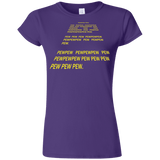 T-Shirts Purple / S Pew Pew Pew Junior Slimmer-Fit T-Shirt