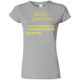 T-Shirts Sport Grey / S Pew Pew Pew Junior Slimmer-Fit T-Shirt