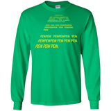 T-Shirts Irish Green / S Pew Pew Pew Men's Long Sleeve T-Shirt