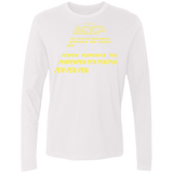 T-Shirts White / S Pew Pew Pew Men's Premium Long Sleeve