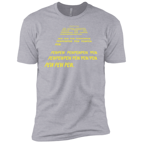 T-Shirts Heather Grey / X-Small Pew Pew Pew Men's Premium T-Shirt