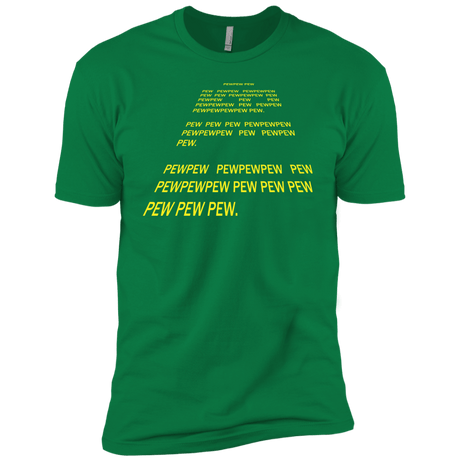T-Shirts Kelly Green / X-Small Pew Pew Pew Men's Premium T-Shirt
