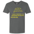 T-Shirts Heavy Metal / X-Small Pew Pew Pew Men's Premium V-Neck