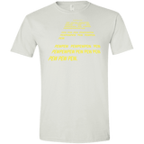T-Shirts White / X-Small Pew Pew Pew Men's Semi-Fitted Softstyle