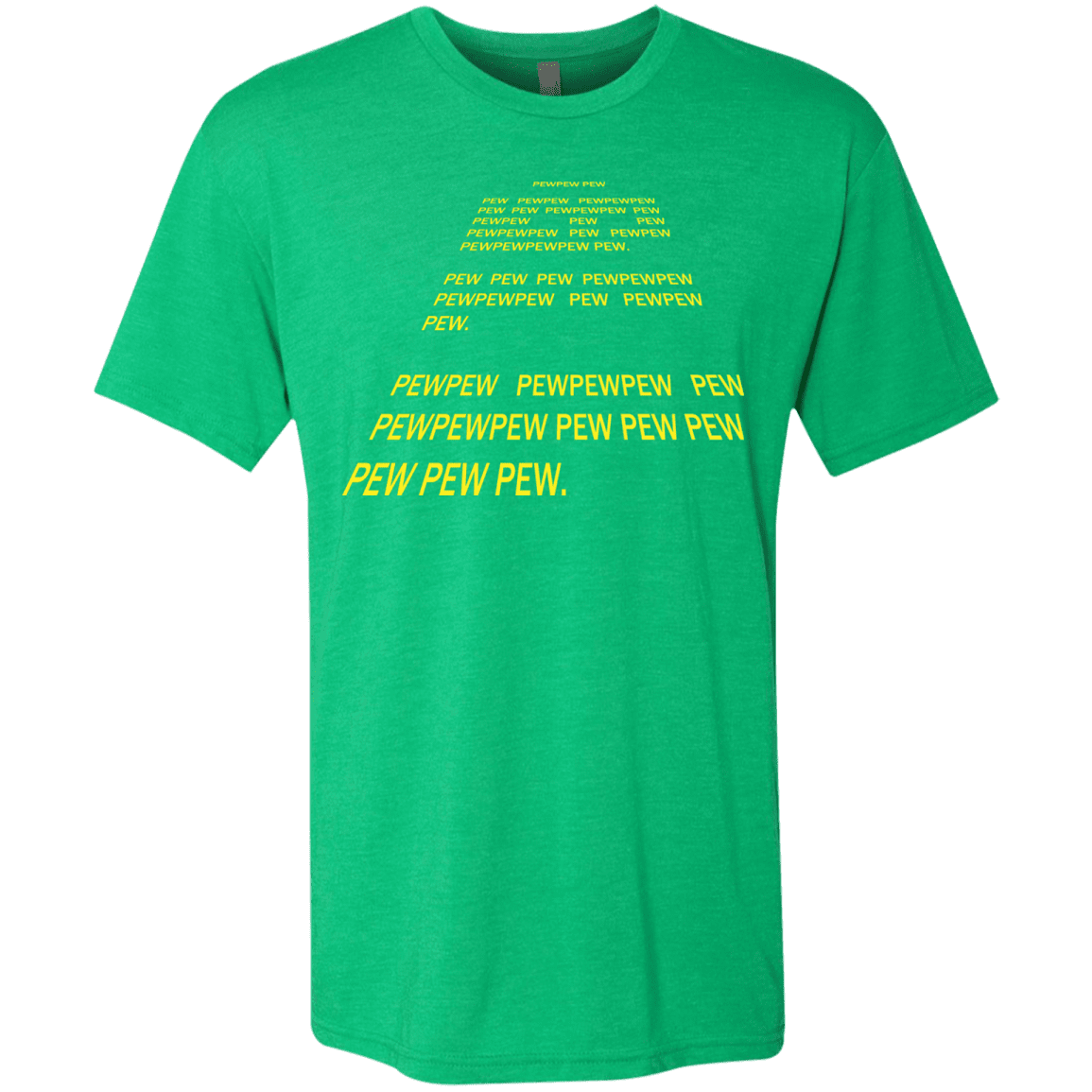 T-Shirts Envy / S Pew Pew Pew Men's Triblend T-Shirt