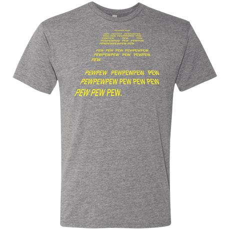 T-Shirts Premium Heather / S Pew Pew Pew Men's Triblend T-Shirt