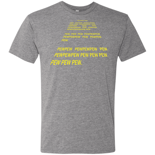 T-Shirts Premium Heather / S Pew Pew Pew Men's Triblend T-Shirt