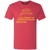 T-Shirts Vintage Red / S Pew Pew Pew Men's Triblend T-Shirt