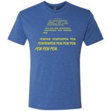 T-Shirts Vintage Royal / S Pew Pew Pew Men's Triblend T-Shirt