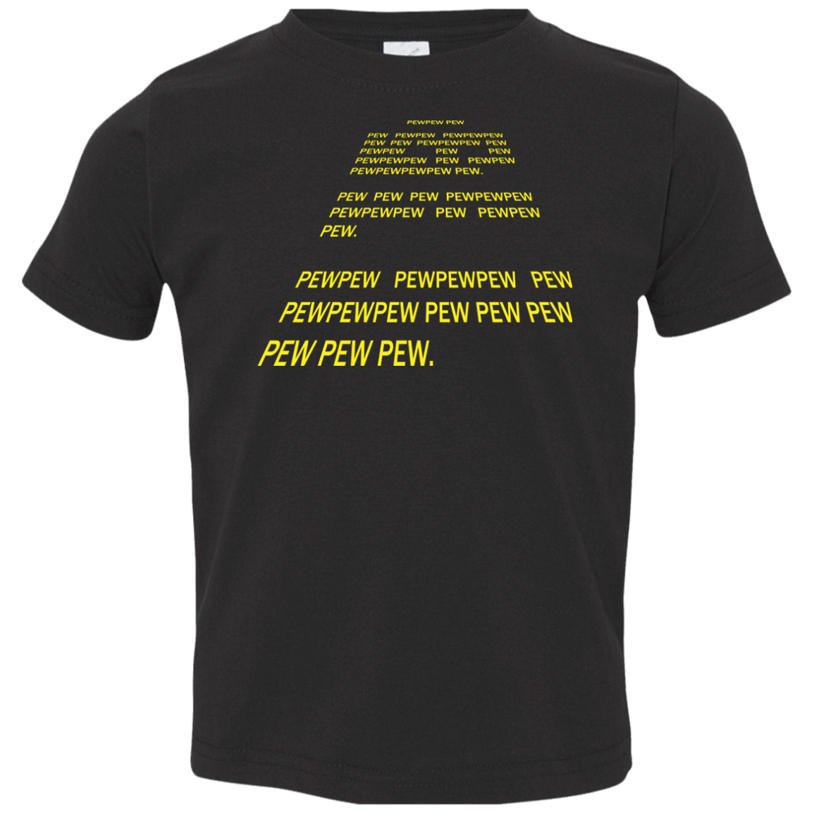 T-Shirts Black / 2T Pew Pew Pew Toddler Premium T-Shirt