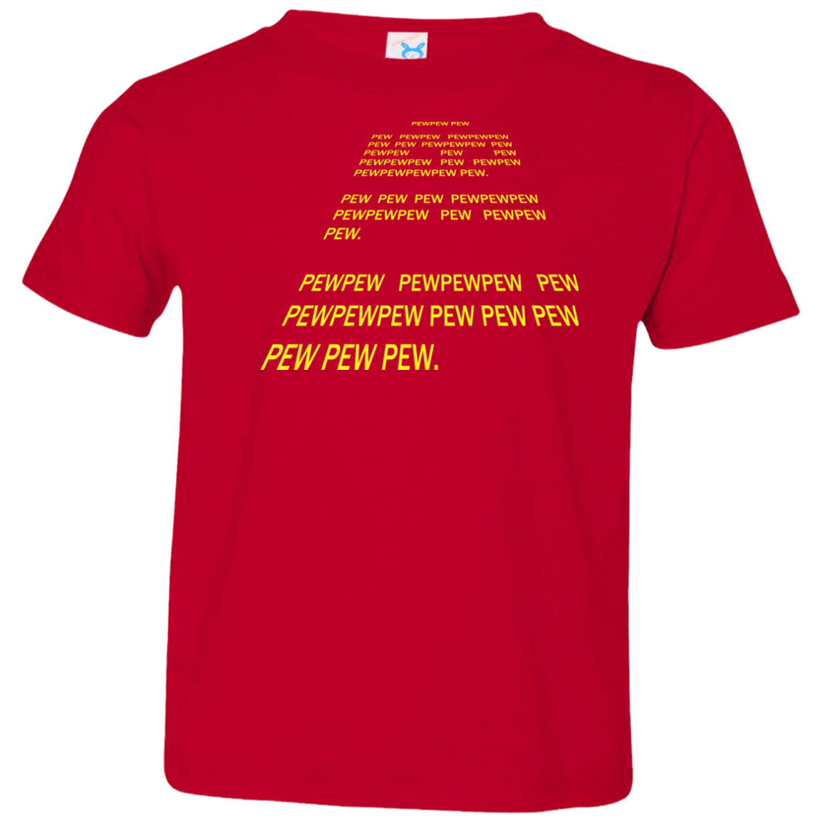 T-Shirts Red / 2T Pew Pew Pew Toddler Premium T-Shirt