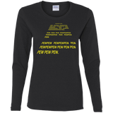 T-Shirts Black / S Pew Pew Pew Women's Long Sleeve T-Shirt