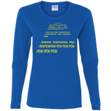 T-Shirts Royal / S Pew Pew Pew Women's Long Sleeve T-Shirt