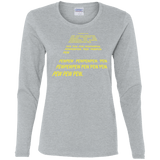 T-Shirts Sport Grey / S Pew Pew Pew Women's Long Sleeve T-Shirt