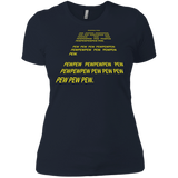 T-Shirts Midnight Navy / X-Small Pew Pew Pew Women's Premium T-Shirt
